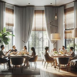 Choosing the Right Window Treatments for Dining Rooms