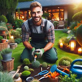 expert landscaping services transforming a backyard
