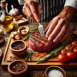 How to cook perfect steak – sizzling juicy beef on a hot pan