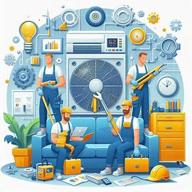Technician providing reliable HVAC services for year-round indoor comfort.