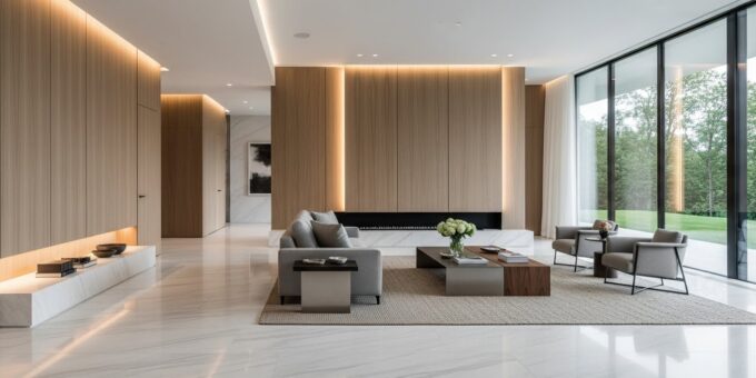 How to Choose Premium Materials for a Modern Luxury Home Interior