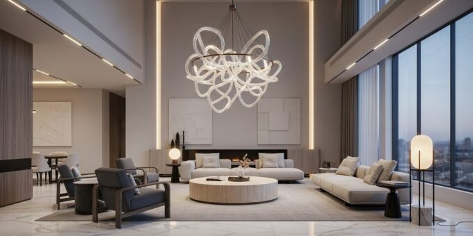 How to Decorate a Luxury Home Using High-End Furniture and Lighting