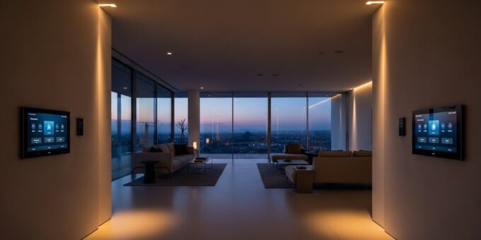 smart luxury home with advanced automation features